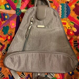 Baggallini Gray Sling Backpack